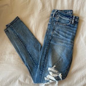 high rise american eagle jeans